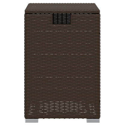 Afdekkast Voor Propaangasfles 40X40X60 Cm Poly Rattan Bruin