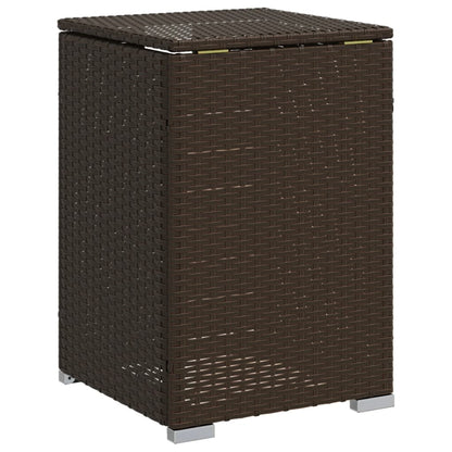 Afdekkast Voor Propaangasfles 40X40X60 Cm Poly Rattan Bruin