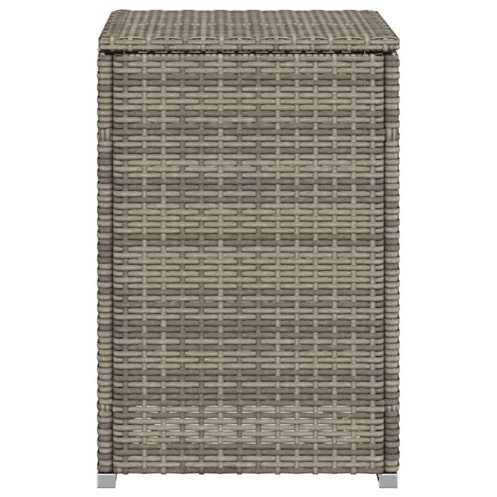 Afdekkast Voor Propaangasfles 40X40X60 Cm Poly Rattan Grijs
