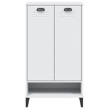 Schoenenkast Viken Massief Grenenhout Wit