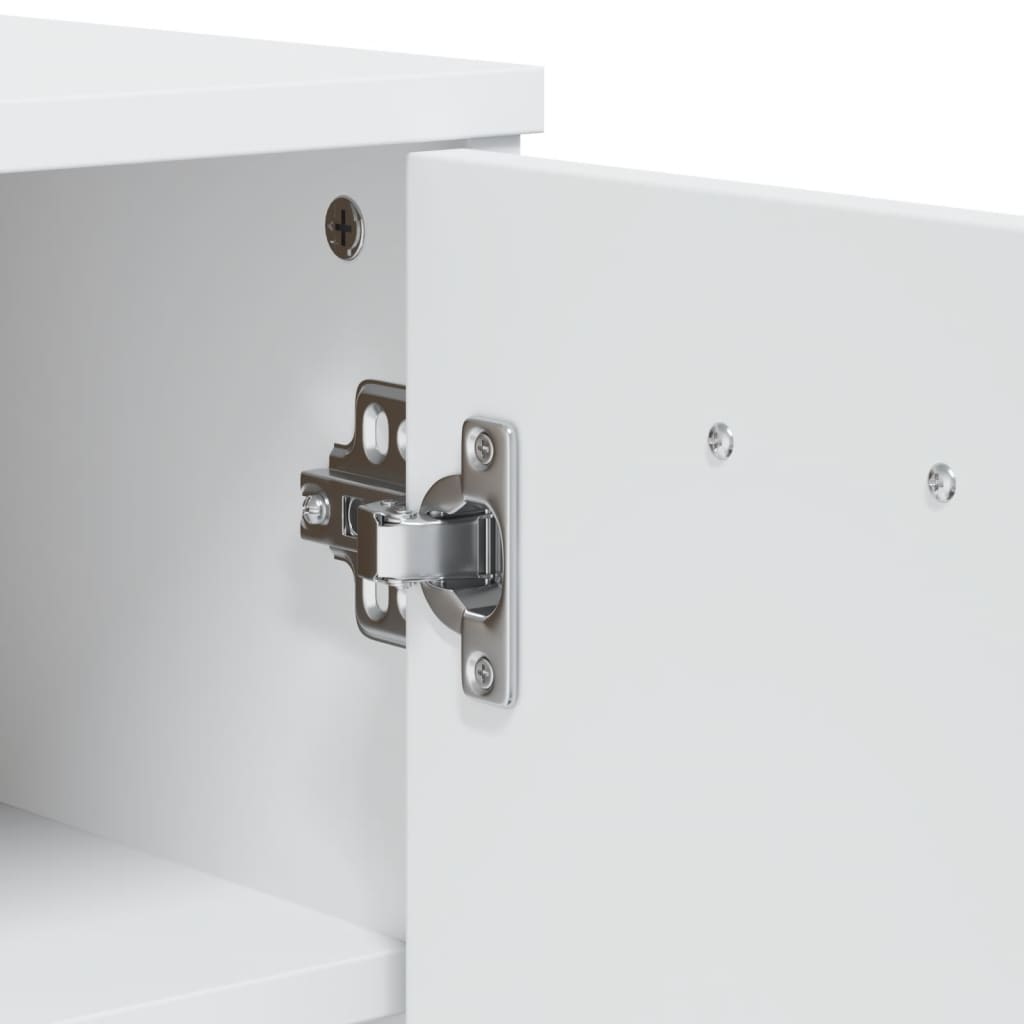 Schoenenkast Viken Massief Grenenhout Wit
