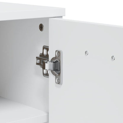 Schoenenkast Viken Massief Grenenhout Wit