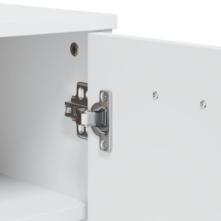 Schoenenkast Viken Massief Grenenhout Wit