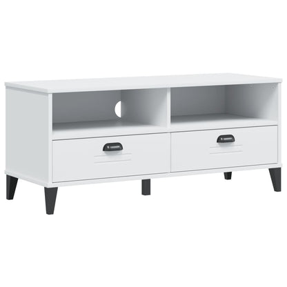 Tv-Meubel Viken Massief Grenenhout Wit