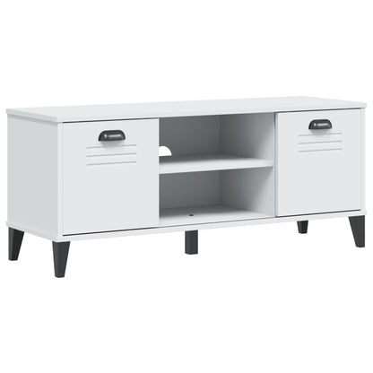 Schoenenbank Viken 106X35X45 Cm Massief Grenenhout Wit