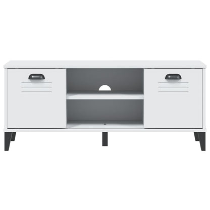 Schoenenbank Viken 106X35X45 Cm Massief Grenenhout Wit