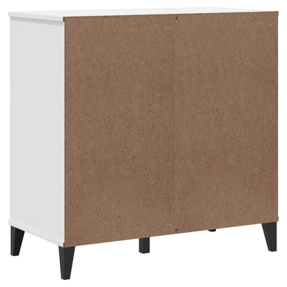 Dressoir Viken 80X40X80 Cm Massief Grenenhout Wit