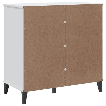 Dressoir Viken 80X40X80 Cm Massief Grenenhout Wit