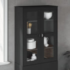 Viken Modified Wood Black Storage Cabinet