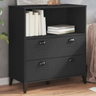Bookcase VIKEN 80x40x90 cm treated wood black