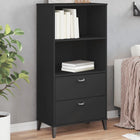 VIKEN Bookshelf 60x35x123 cm engineered wood black