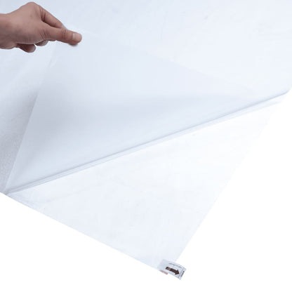 Raamfolie statisch 45x500 cm PVC matgrijs
