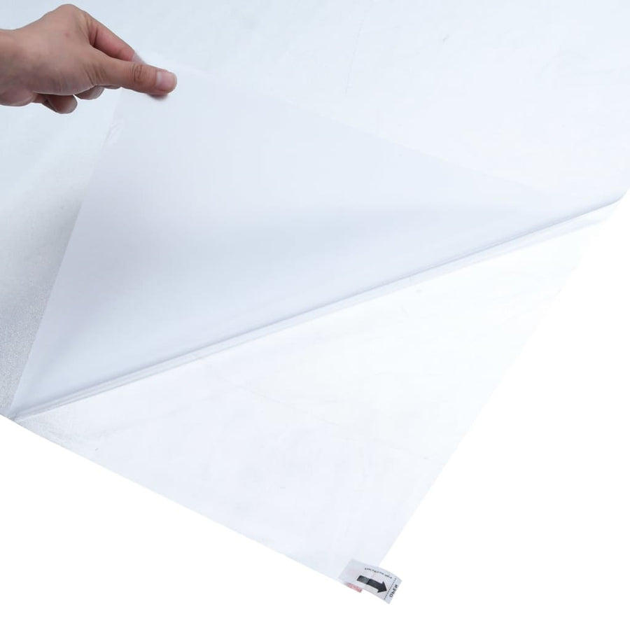 Raamfolie statisch mat grijs 45 x 1000 cm PVC