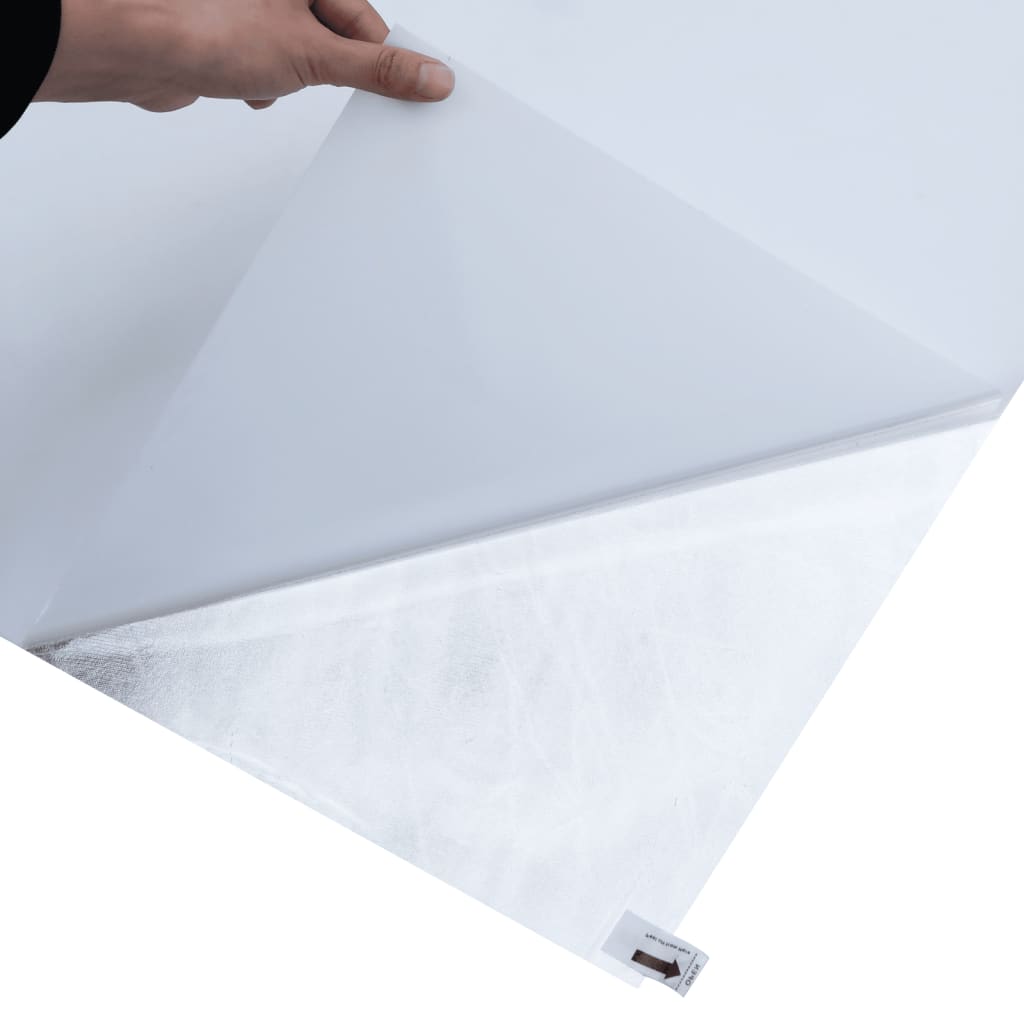 Raamfolie statisch mat wit 45x1000 cm PVC