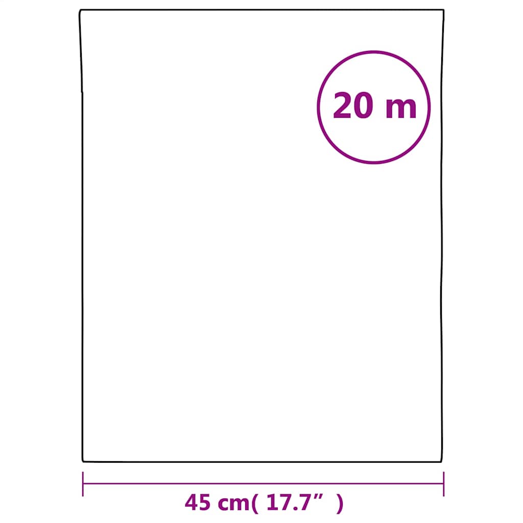 Raamfolie statisch mat wit 45x2000 cm PVC