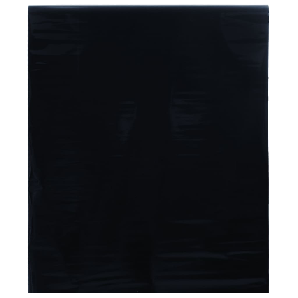 Raamfolie statisch matzwart 45 x 1000 cm PVC