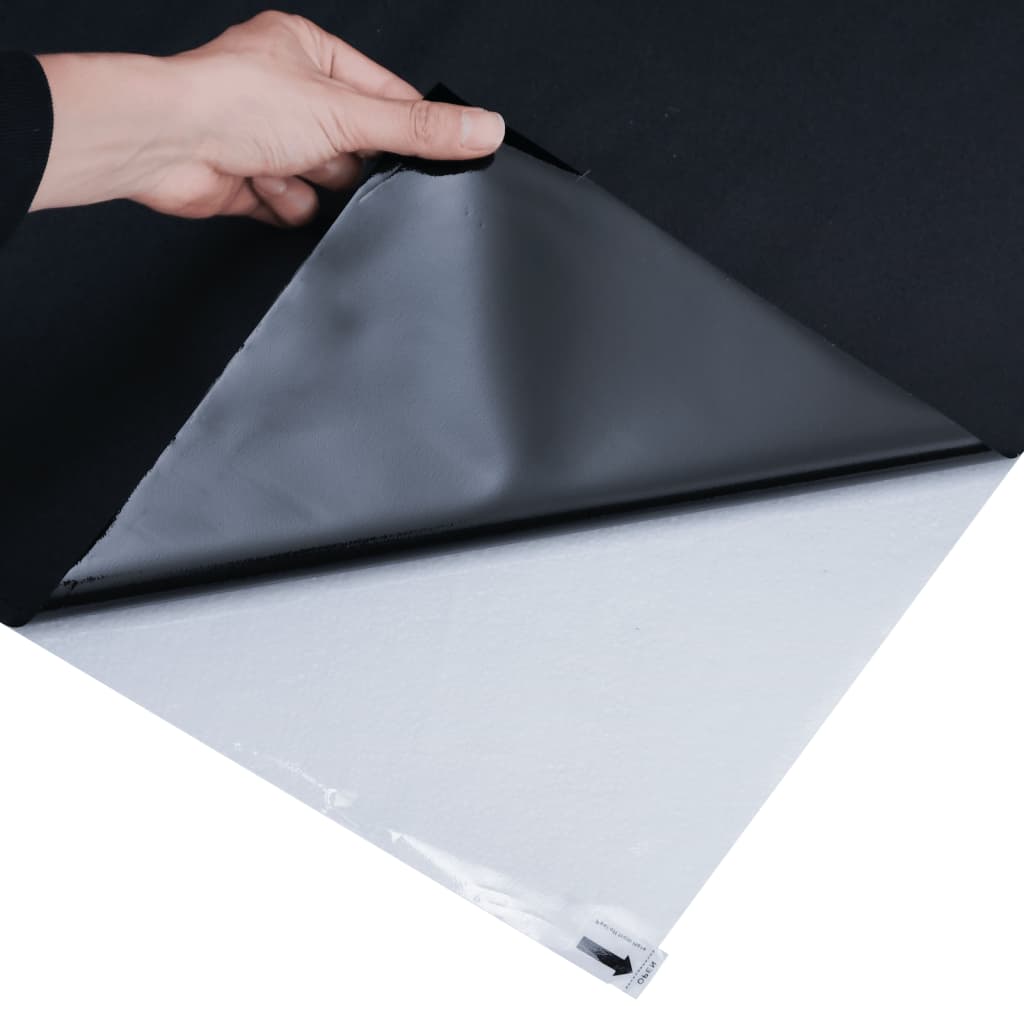Raamfolie statisch matzwart 45 x 1000 cm PVC