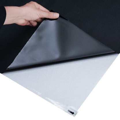 Raamfolie statisch matzwart 45 x 1000 cm PVC