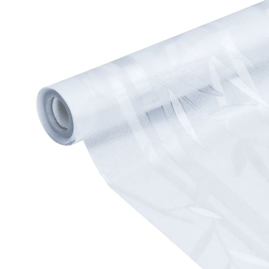 Raamfolie bamboepatroon mat 45x500 cm PVC