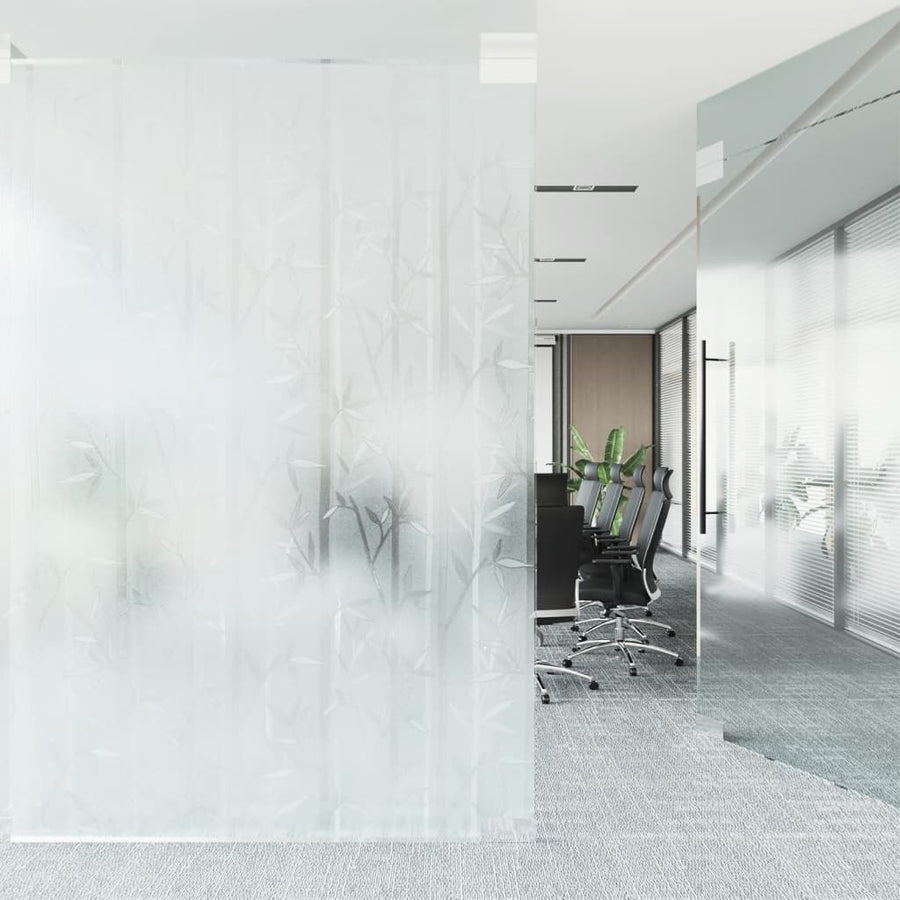 Raamfolie Patroon Mat Pvc 1 60 x 500 cm Bamboe