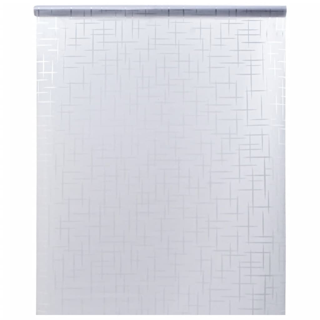 Raamfolie sterrenpatroon mat 45x500 cm PVC