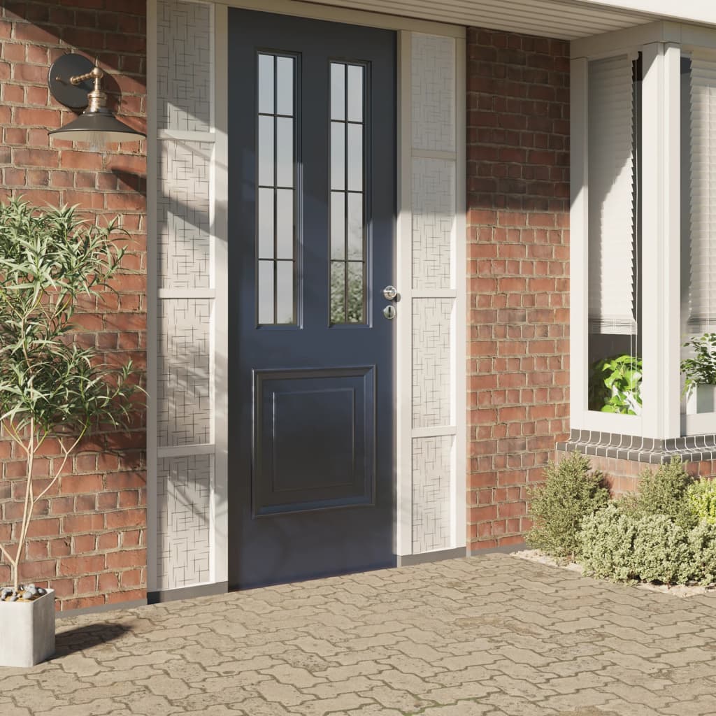 Raamfolie sterrenpatroon mat 45x500 cm PVC