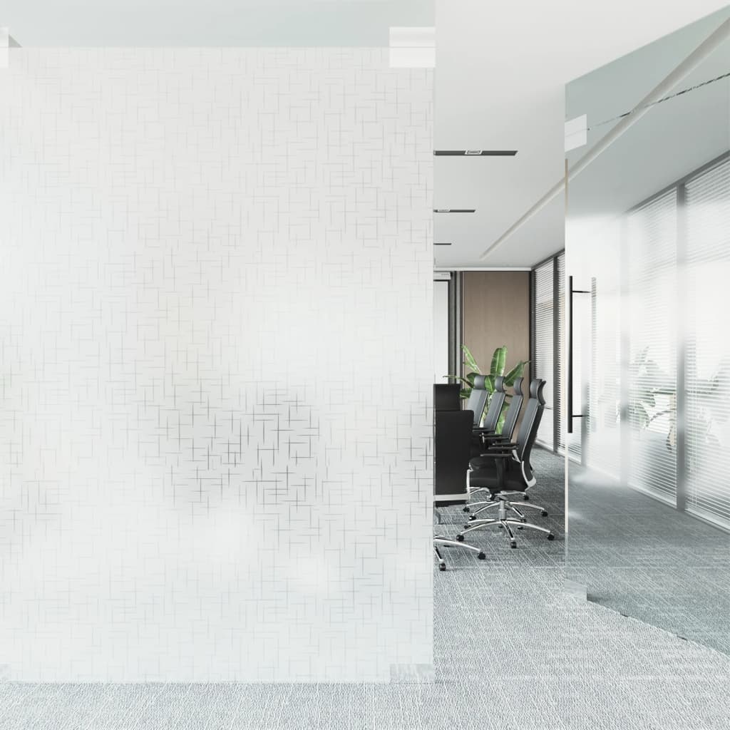 Raamfolie sterrenpatroon mat 60x500 cm PVC