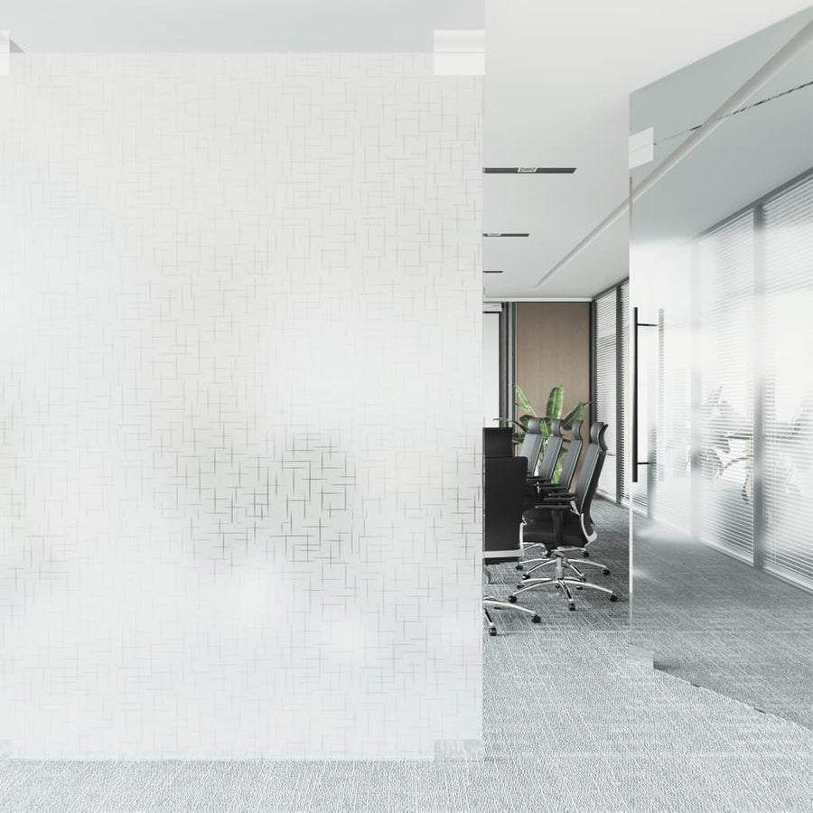 Raamfolie sterrenpatroon mat 90x500 cm PVC