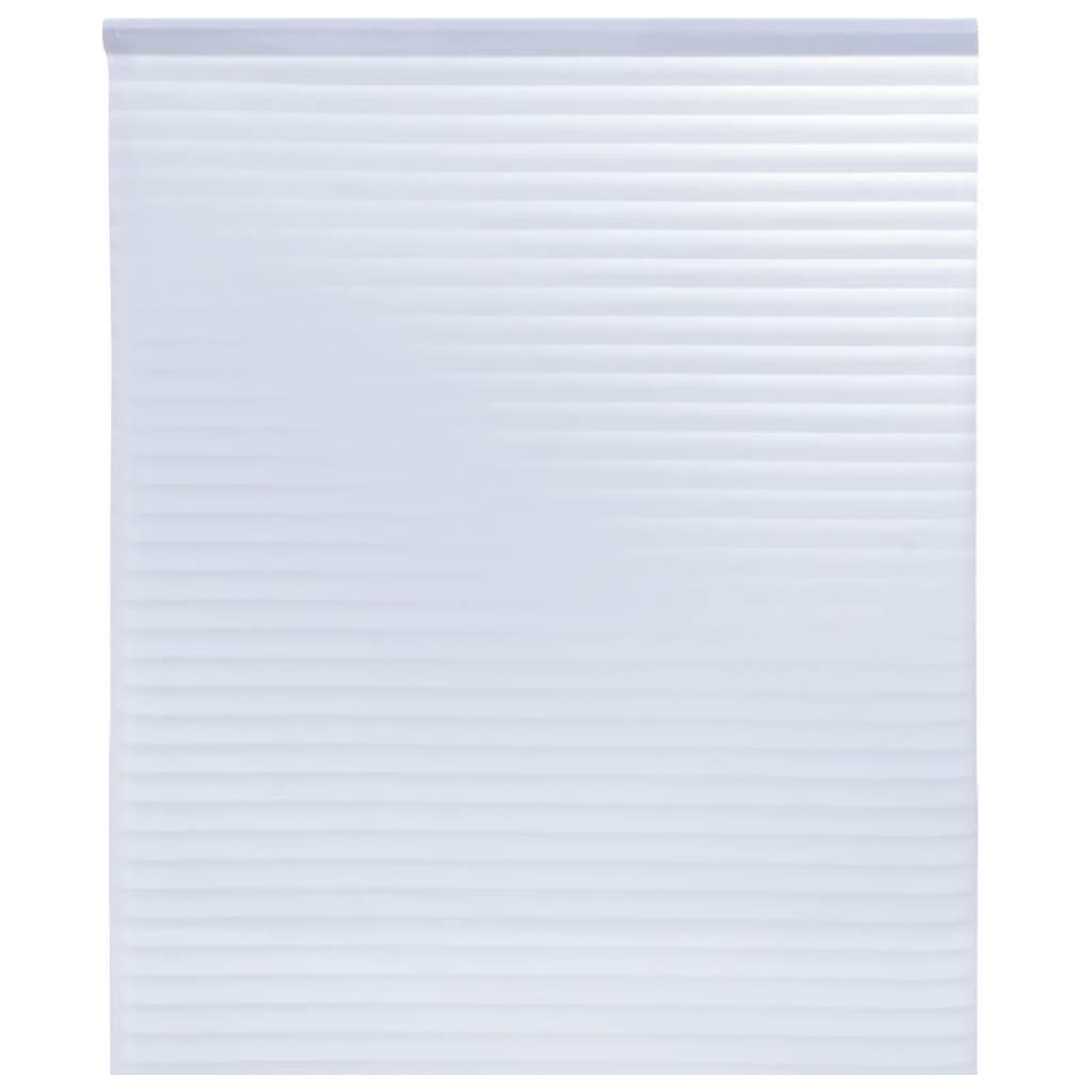 Raamfolie strepenpatroon mat 90x500 cm PVC