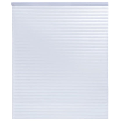 Raamfolie strepenpatroon mat 90x500 cm PVC