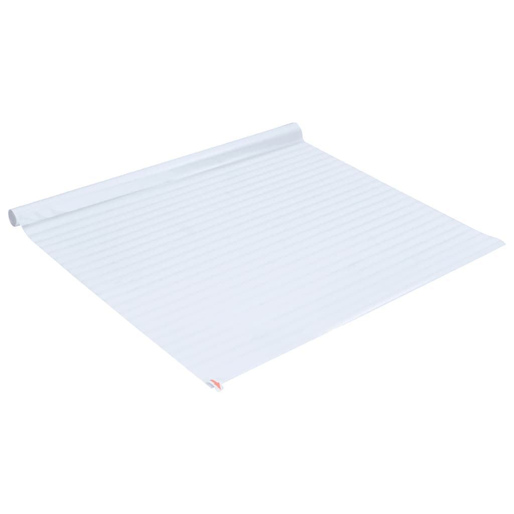 Raamfolie strepenpatroon mat 90x500 cm PVC