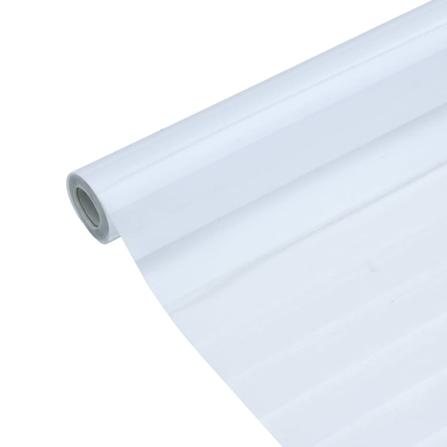 Raamfolie strepenpatroon mat 90x500 cm PVC