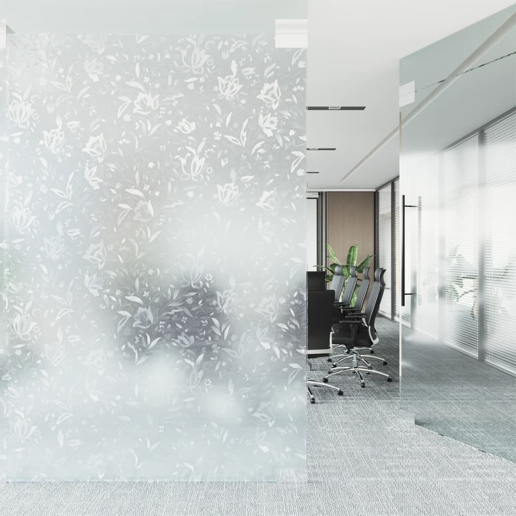 Raamfolie Bloemenpatroon Mat Pvc 1 45 x 500 cm Gebloemd