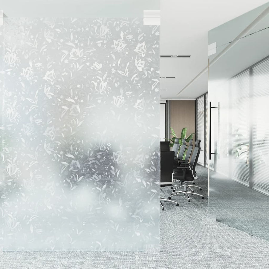 Raamfolie Bloemenpatroon Mat Pvc 1 45 x 500 cm Gebloemd