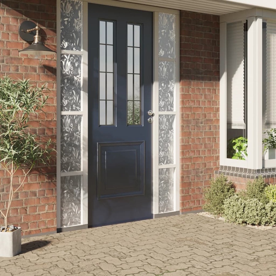 Raamfolie Bloemenpatroon Mat Pvc 1 90 x 500 cm Gebloemd