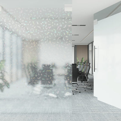 Raamfolie 3D Regenboogpatroon Mat 60X1000 Cm Pvc