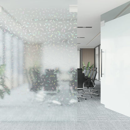Raamfolie 3D Regenboogpatroon Mat 60X2000 Cm Pvc