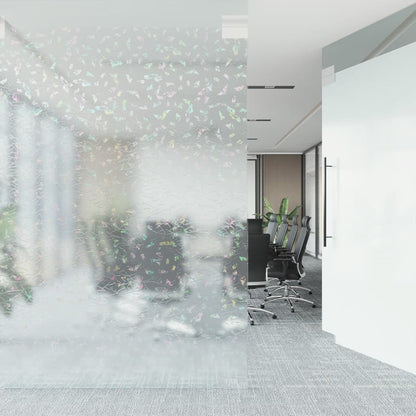 Raamfolie 3D Regenboogpatroon Mat 90X1000 Cm Pvc