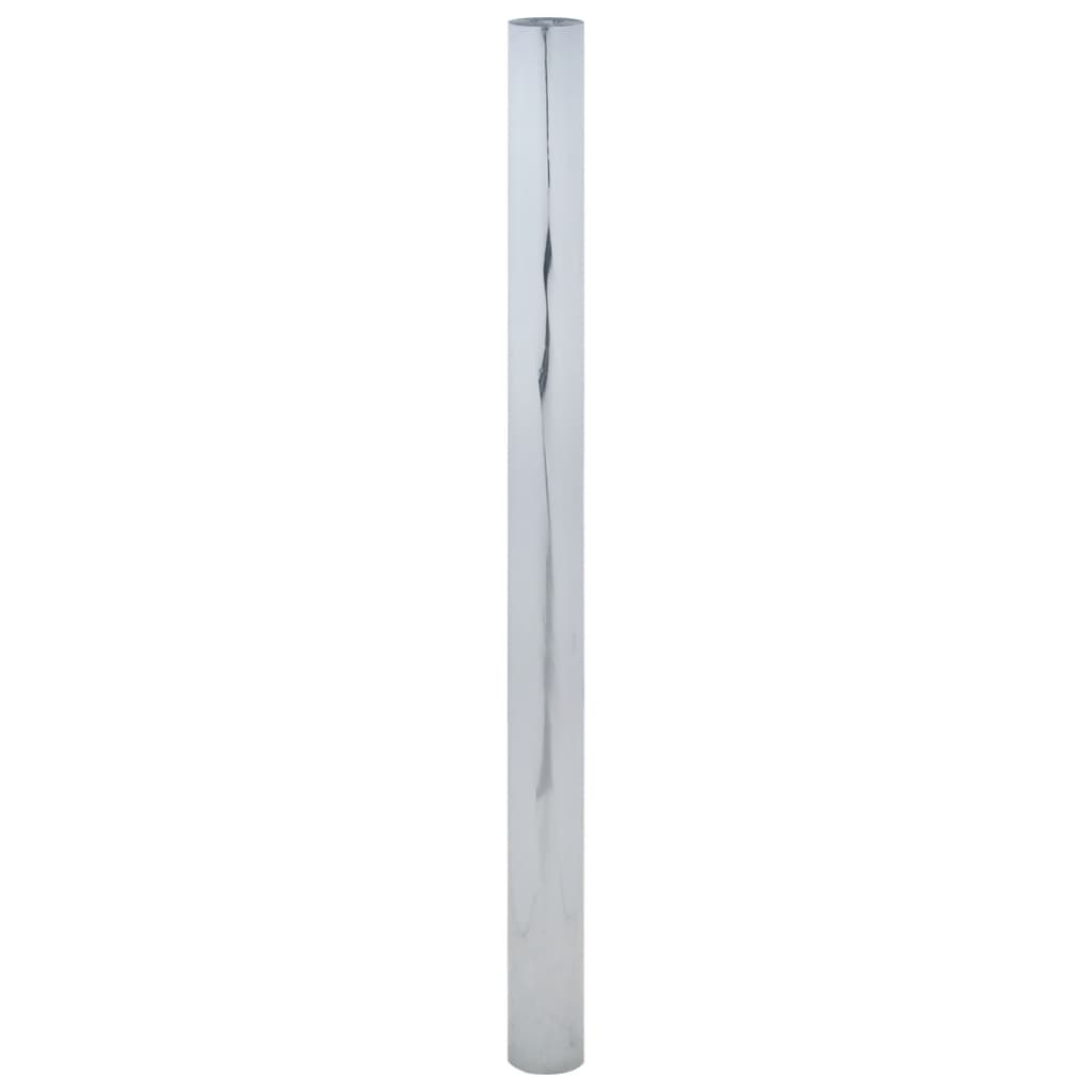 Zonnefolie Statisch Reflecterend Pvc Zilverkleurig 1 90 x 500 cm