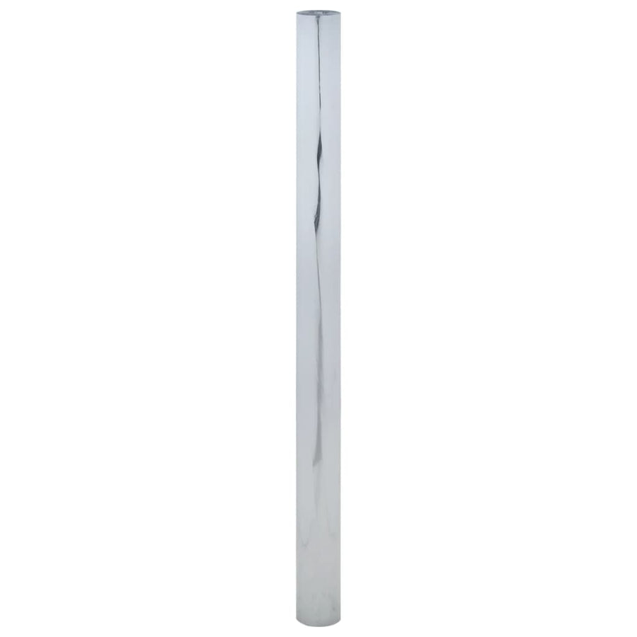 Zonnefolie statisch reflecterend 90x1000 cm PVC zilverkleurig