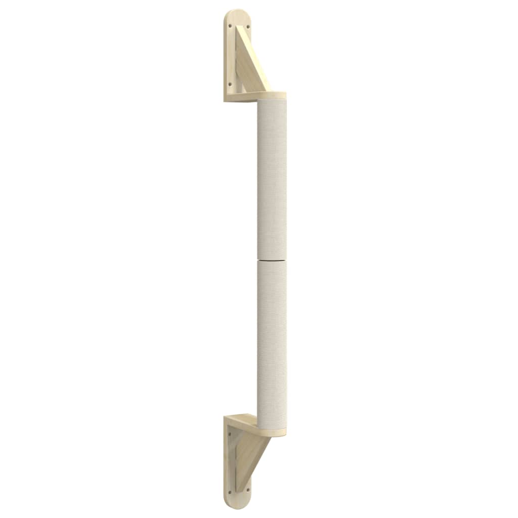Kattenkrabpaal Wandgemonteerd 109 Cm Sisal Donkergrijs