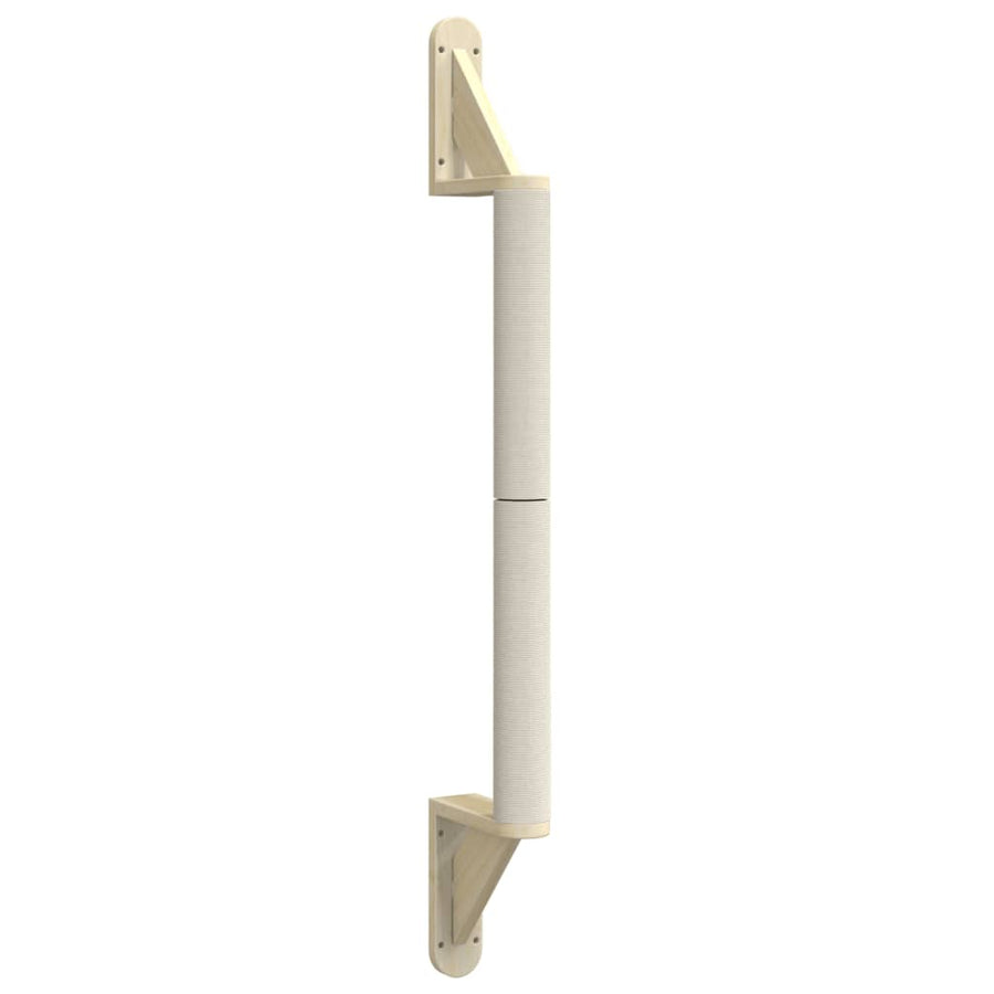 Kattenkrabpaal Wandgemonteerd 109 Cm Sisal Donkergrijs