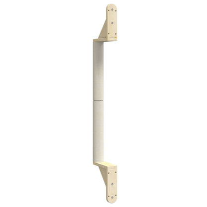 Kattenkrabpaal Wandgemonteerd 109 Cm Sisal Donkergrijs