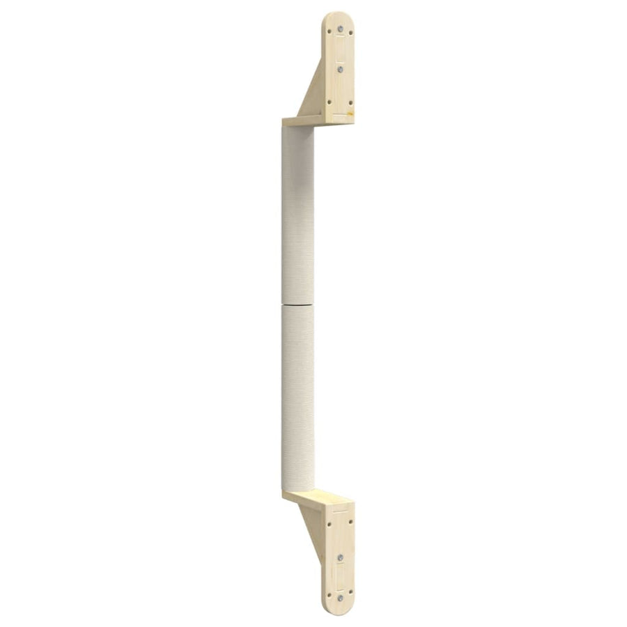 Kattenkrabpaal Wandgemonteerd 109 Cm Sisal Donkergrijs