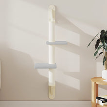 Kattenmeubel Wandgemonteerd Met Krabpaal 108 Cm Lichtgrijs
