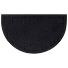 Deurmat halfrond 45x75 cm rubber kokosvezel