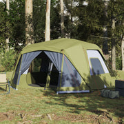 Gezinstent 10 personen 443x437x229 cm groen