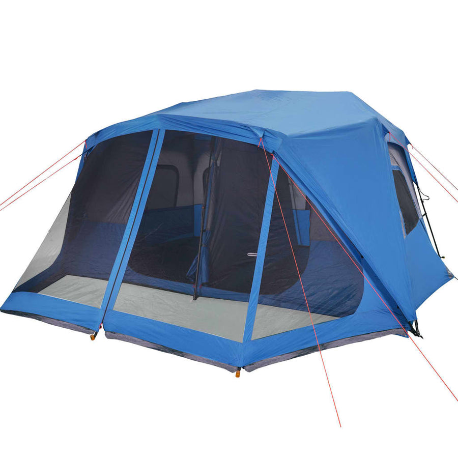Tent 10-persoons 443x437x229 cm blauw
