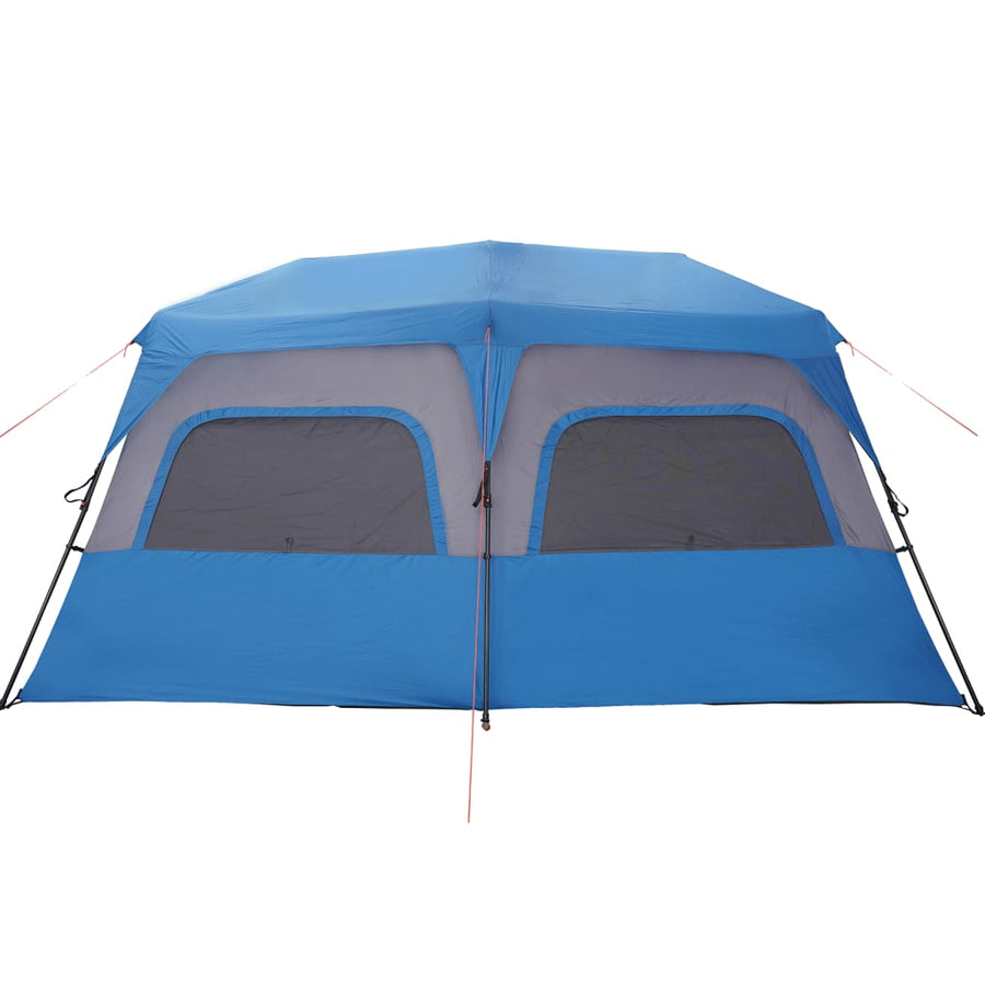 Tent 10-persoons 443x437x229 cm blauw