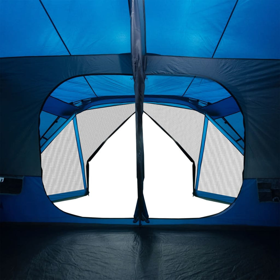 Tent 10-persoons 443x437x229 cm blauw